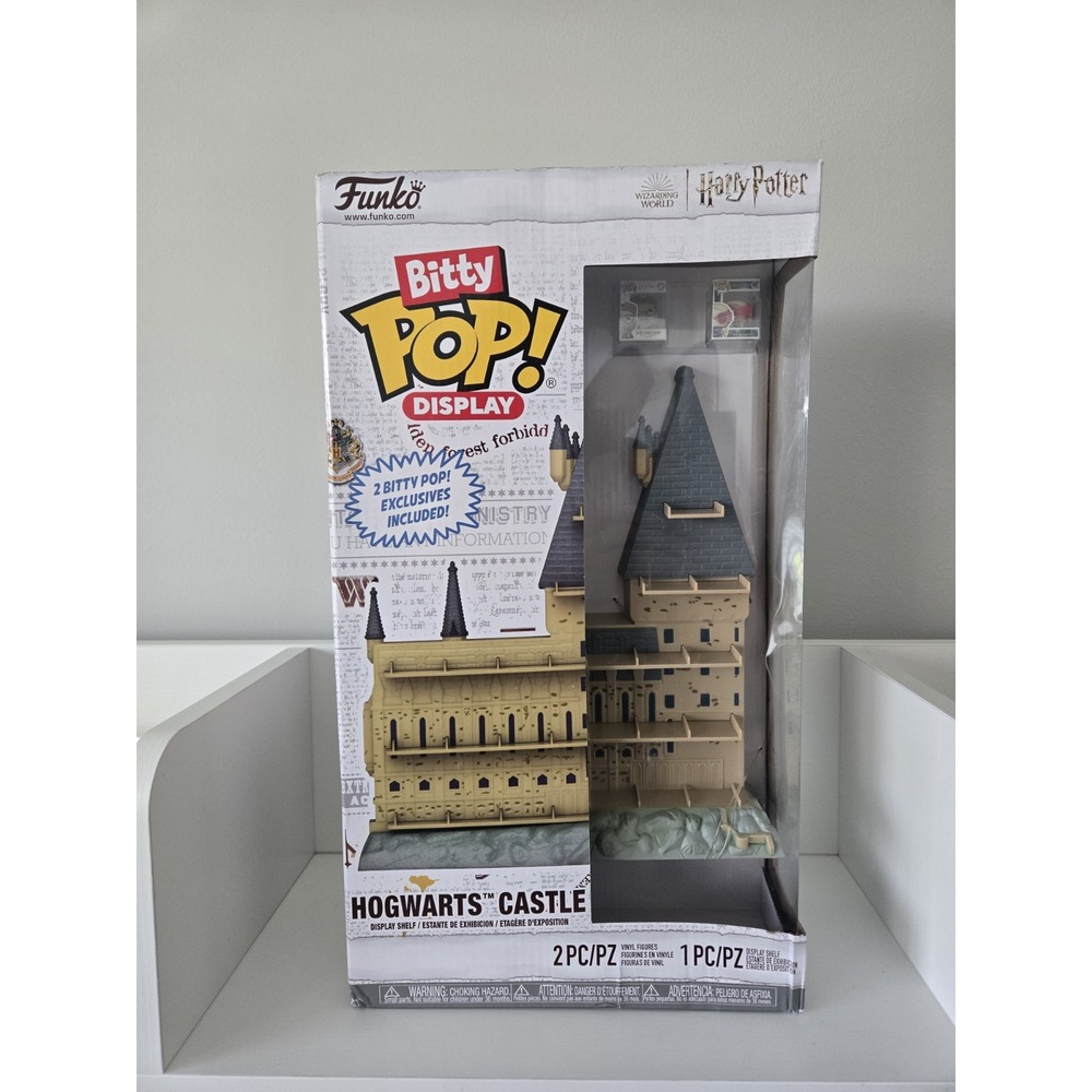 Funko Bitty Pop Harry Potter Hogwarts Castle Display Shelf Includes 2 Bitty Pops